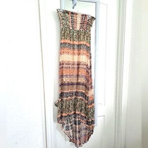 American Rag Cie Paisley Summer Strapless Size M Women's Dress